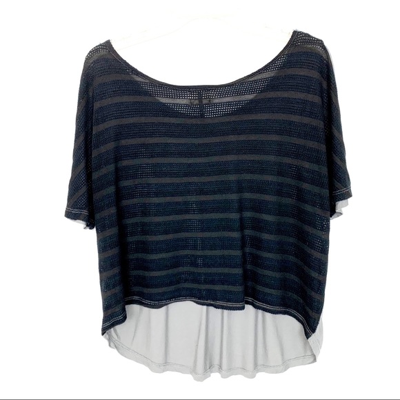 C & S Free Voice Grey Festival Boho Shirt Small - Picture 2 of 7